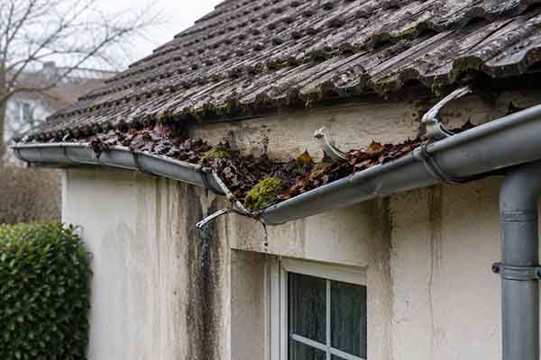 Gouttière qui s'affaisse à Joigny